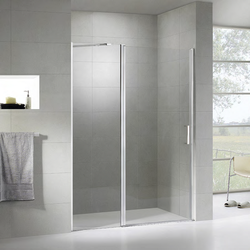 Wellis Pure nyílóajtós zuhanyfal 90x190 cm 