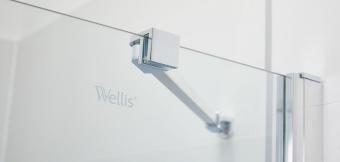 Wellis Pure nyílóajtós zuhanyfal 120x190 cm