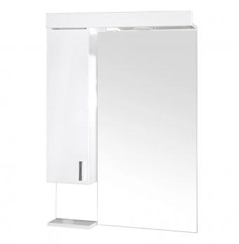 Viva STYLE 65 cm balos Tükrös fürdőszobai szekrény led világítással