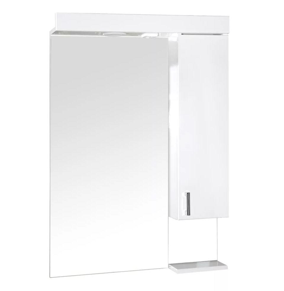 Viva STYLE 55 cm jobbos Tükrös fürdőszobai szekrény led világítással