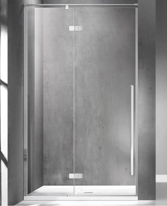 Wellis Sorrento nyílóajtós zuhanyfal 120x200 cm balos