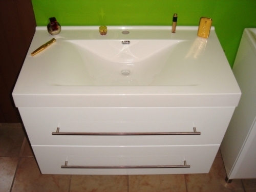 Evita öntött márvány mosdókagyló és mosdó - Mosdók fürdőszoba webáruház termékeink kínálatában - 