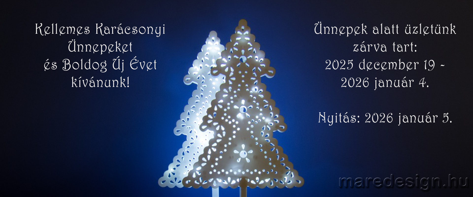 Ünnepi nyitva tartás