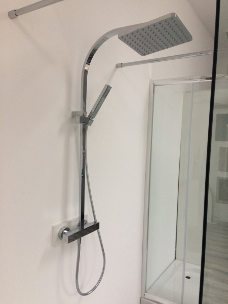 HSK RS Square termosztátos zuhanyszett