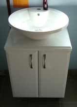 Monaco öntött márvány mosdókagyló és mosdó vásárlás - Fürdőszobai mosdók pultra szerelhető változatban - 