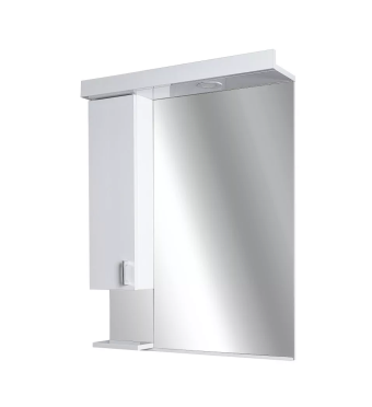 Viva STYLE 65 cm balos Tükrös fürdőszobai szekrény led világítással