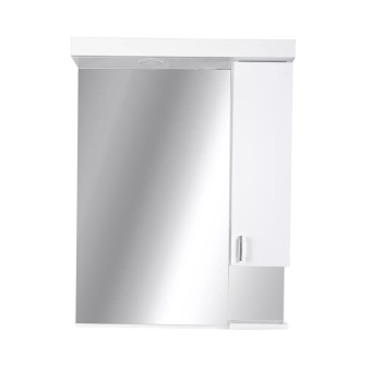 Viva STYLE 75 cm jobbos Tükrös fürdőszobai szekrény led világítással