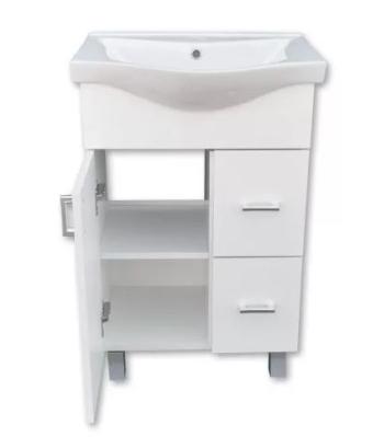 Viva STYLE Bianka 55 cm lábon álló fürdőszobabútor mosdóval