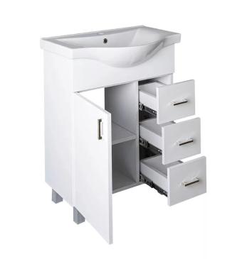 Viva STYLE Bianka 65 cm lábon álló fürdőszobabútor mosdóval