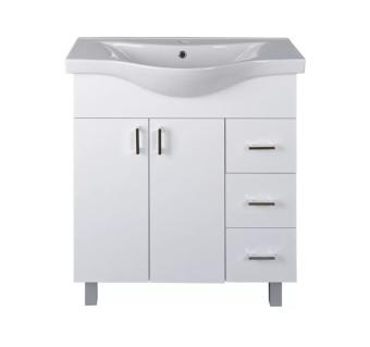 Viva STYLE Bianka 80 cm lábon álló fürdőszobabútor mosdóval