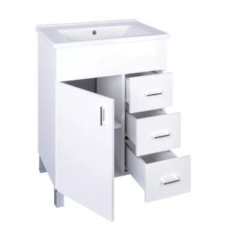 Viva STYLE Karina 75 cm lábon álló fürdőszobabútor mosdóval