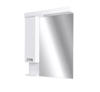 Viva STYLE Szquare 55 cm balos Tükrös fürdőszobai szekrény