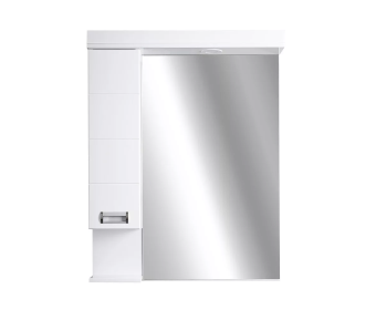 Viva STYLE Szquare 75 cm balos Tükrös fürdőszobai szekrény