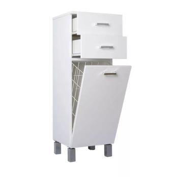 Viva STYLE fürdőszobai ÁLLÓSZEKRÉNY 100 SZENNYESTARTÓS - 2 fiók - 35 x 33 x 100 cm