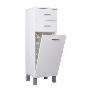 Viva STYLE fürdőszobai ÁLLÓSZEKRÉNY 100 SZENNYESTARTÓS - 2 fiók - 35 x 33 x 100 cm