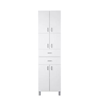 Viva STYLE fürdőszobai ÁLLÓSZEKRÉNY 192 magas POLCOS - 50 x 35 x 192 cm