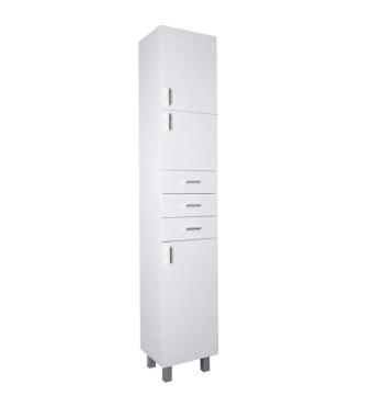 Viva STYLE fürdőszobai ÁLLÓSZEKRÉNY 192 magas POLCOS - JOBBOS - 35 x 33 x 192 cm