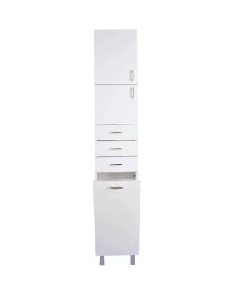 Viva STYLE fürdőszobai ÁLLÓSZEKRÉNY 192 magas SZENNYESTARTÓS - BALOS - 35 x 33 x 192 cm