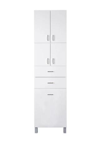 Viva STYLE fürdőszobai ÁLLÓSZEKRÉNY 192 magas SZENNYESTARTÓS -50 x 35 x 192 cm