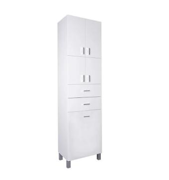 Viva STYLE fürdőszobai ÁLLÓSZEKRÉNY 192 magas SZENNYESTARTÓS -50 x 35 x 192 cm