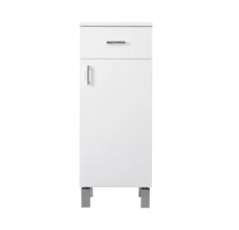 Viva STYLE fürdőszobai ÁLLÓSZEKRÉNY 85 alacsony POLCOS - 1 fiók - JOBBOS - 35 x 33 x 85 cm