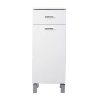 Viva STYLE fürdőszobai ÁLLÓSZEKRÉNY 85 alacsony SZENNYESTARTÓS -1 fiók 35 x 33 x 85 cm