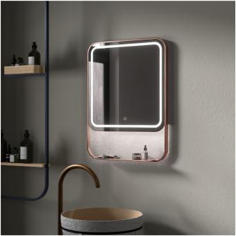 Wellis Alicante tükör LED világítással 60 cm Rose Gold WB00592