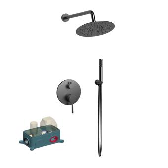 Wellis Altona süllyesztett zuhany szett Metal Grey WZ00108
