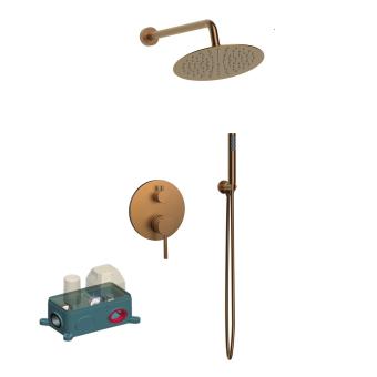 Wellis Altona süllyesztett zuhany szett Rose Gold WZ00110