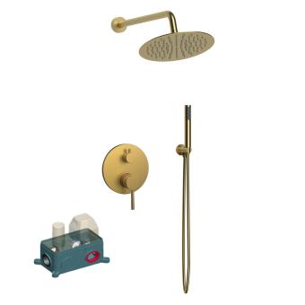 Wellis Altona süllyesztett zuhany szett Gold WZ00109