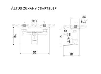 Wellis Altus zuhany csaptelep ACS0359