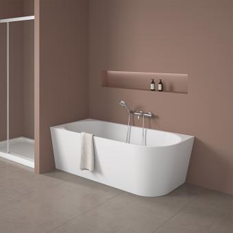Wellis Calabria Slim Corner félszabadon álló kád 170x74,5x57 cm Balos WK00238