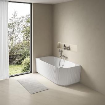 Wellis Calabria Slim Linear Corner félszabadon álló kád 170x80x58 cm Balos WK00242