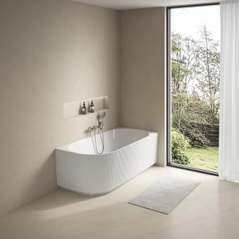 Wellis Calabria Slim Linear Corner félszabadon álló kád 170x80x58 cm Jobbos WK00243