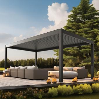 Wellis MotionFlex 600 bioklimatikus pergola, RGB LED világítással