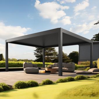 Wellis MotionFlex 600 bioklimatikus pergola, RGB LED világítással