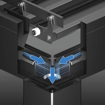 Wellis MotionFlex 600 bioklimatikus pergola, RGB LED világítással