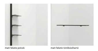 Wellis Rubik 120 Walk-in corner zuhanyfal 120x200 cm WC00560