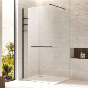 Wellis Rubik 120 Walk-in corner zuhanyfal 120x200 cm WC00560