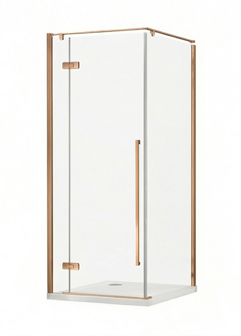 Wellis Sorrento Plus zuhanykabin 90x90x200 cm balos Rose Gold WC00565