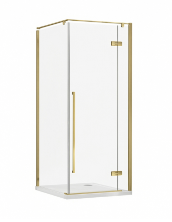 Wellis Sorrento Plus zuhanykabin 90x90x200 cm jobbos Gold WC00564