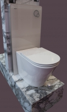 Wellis Corsica falsík előtti tartály álló WC-hez